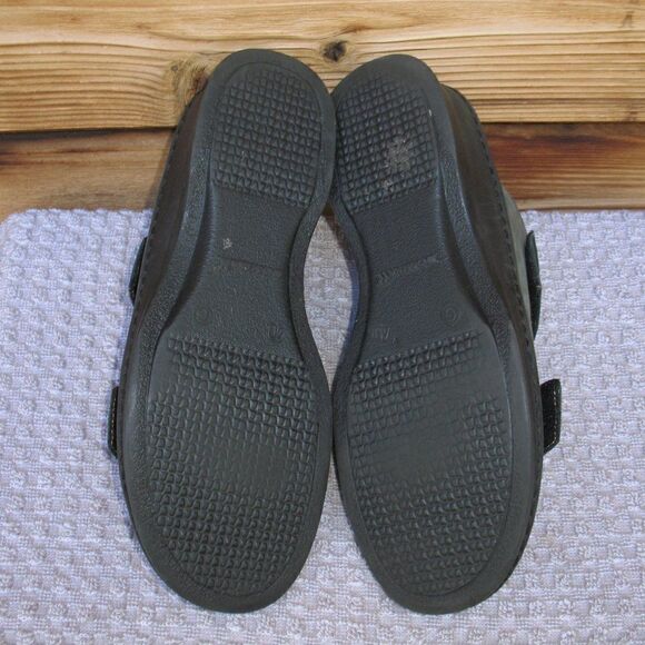 Romika Black Gray Nubuck Comfort Sandals Slides - Picture 8 of 10